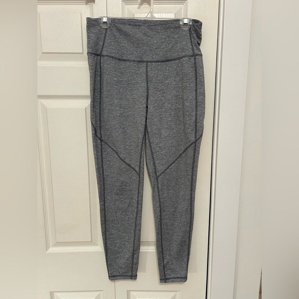 RBX Gray High-Waisted Leggings/Workout Tights